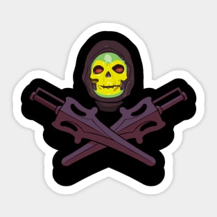 Skeletor & Crossbones Sticker